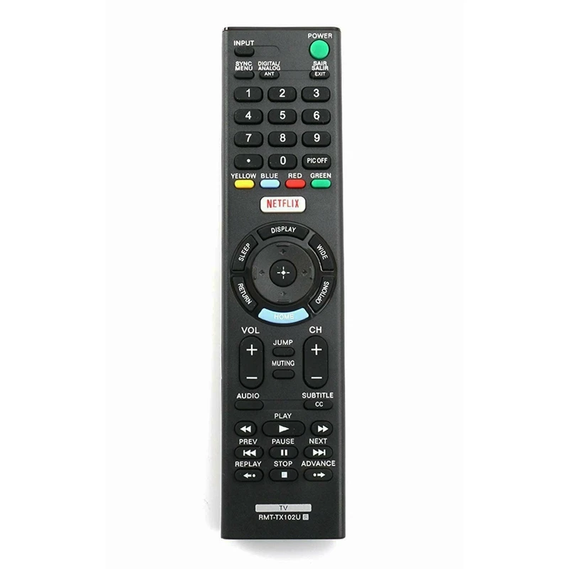 2X Smart TV Remote Control For Sony Rmt-Tx102u For Rmt-Tx100d Rmt-Tx101j Rmt-Tx101d Rmt-Tx100e Rmt-Tx101e Rmt-Tx200