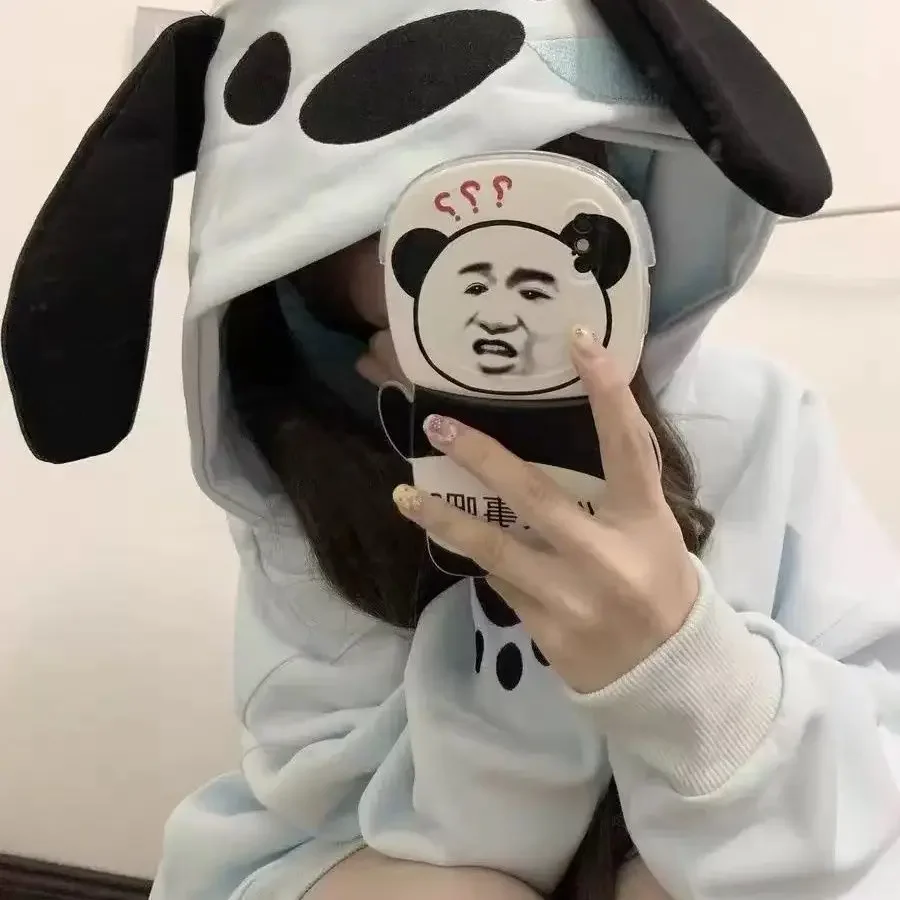 Gagaok Ins Fashion Sweatshirts Women Hotsweet Cartoon Dog Ear Hooded Sweatshirt Outwear Casual Autumn Pull Hoodies Clothes