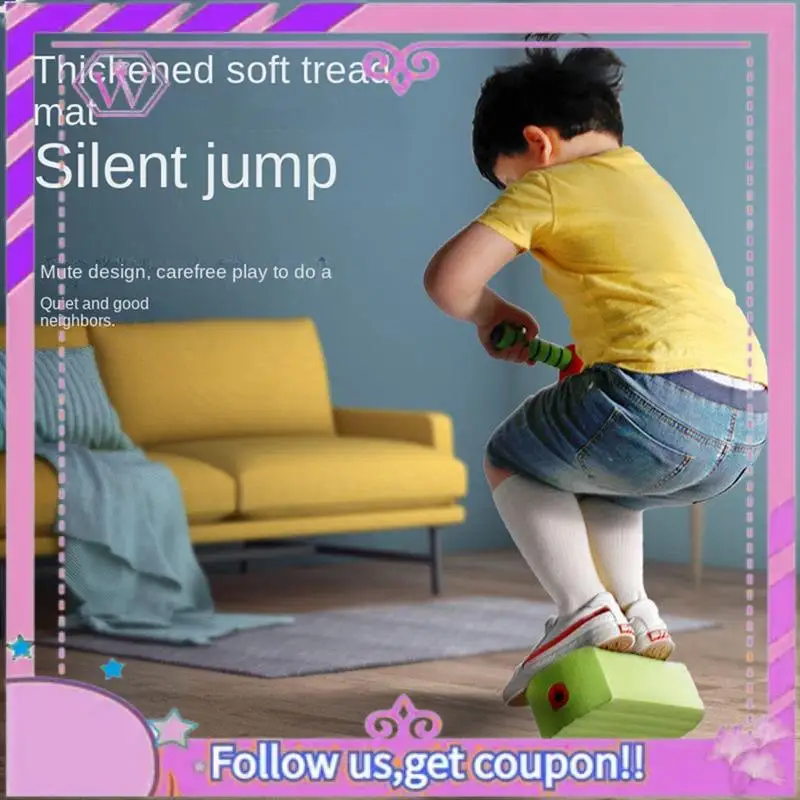 

Upgraded Children's Jumping Pole Toy Indoor & Outdoor Sports Game Balance Training Foam Spring Jumping Machine Holiday Gift