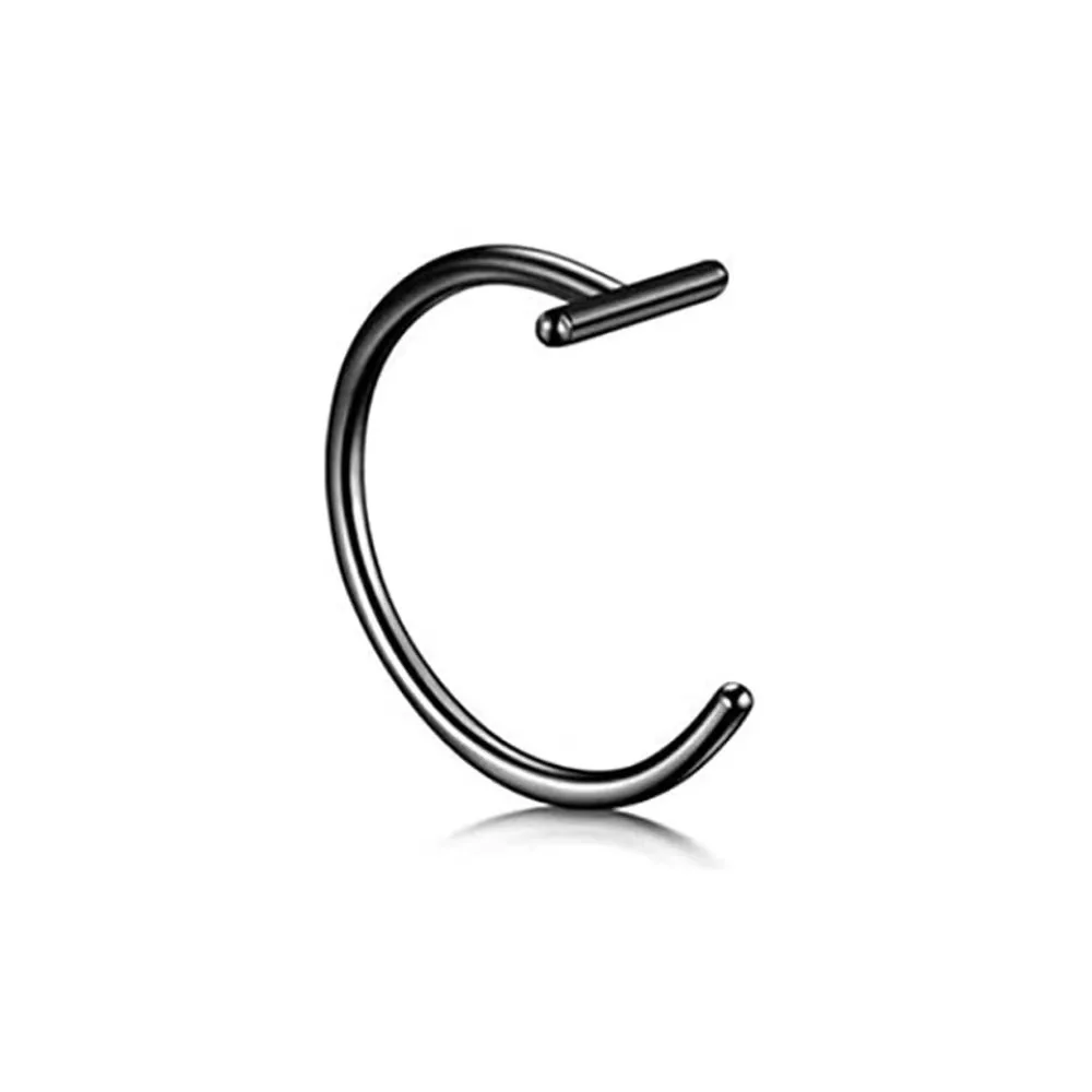 Stainless Steel No Punching Fake Lip Rings For Women Fashion Personality Clip On Lip Ring Fake Body Piercing Jewelry