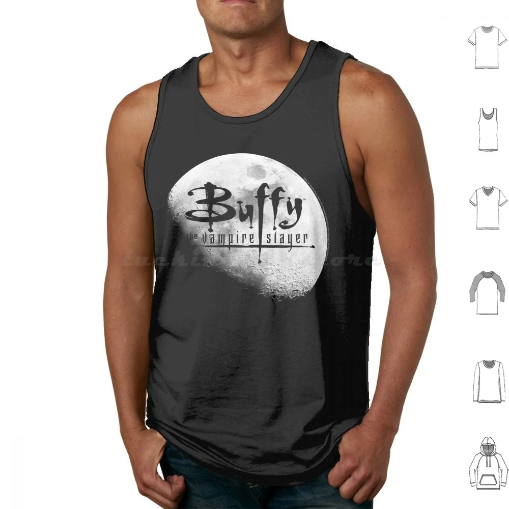 

Баффи Вампи Баффи с логотипом Майки с принтом Хлопок Баффи Вампир Бронза Бронза Баффи Вампир Вампир