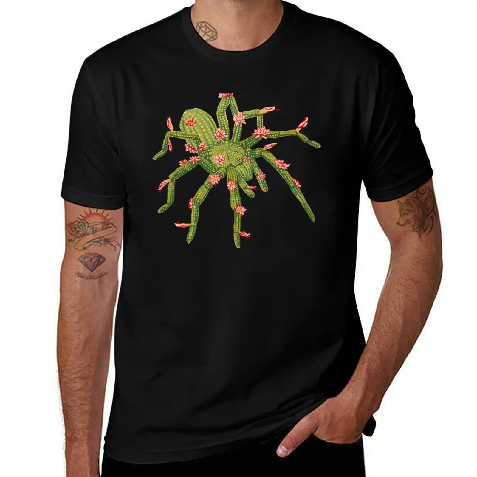 

Tarantula Cactus T-Shirt anime t shirts summer shirt valentines clothes heavyweight t shirts for men
