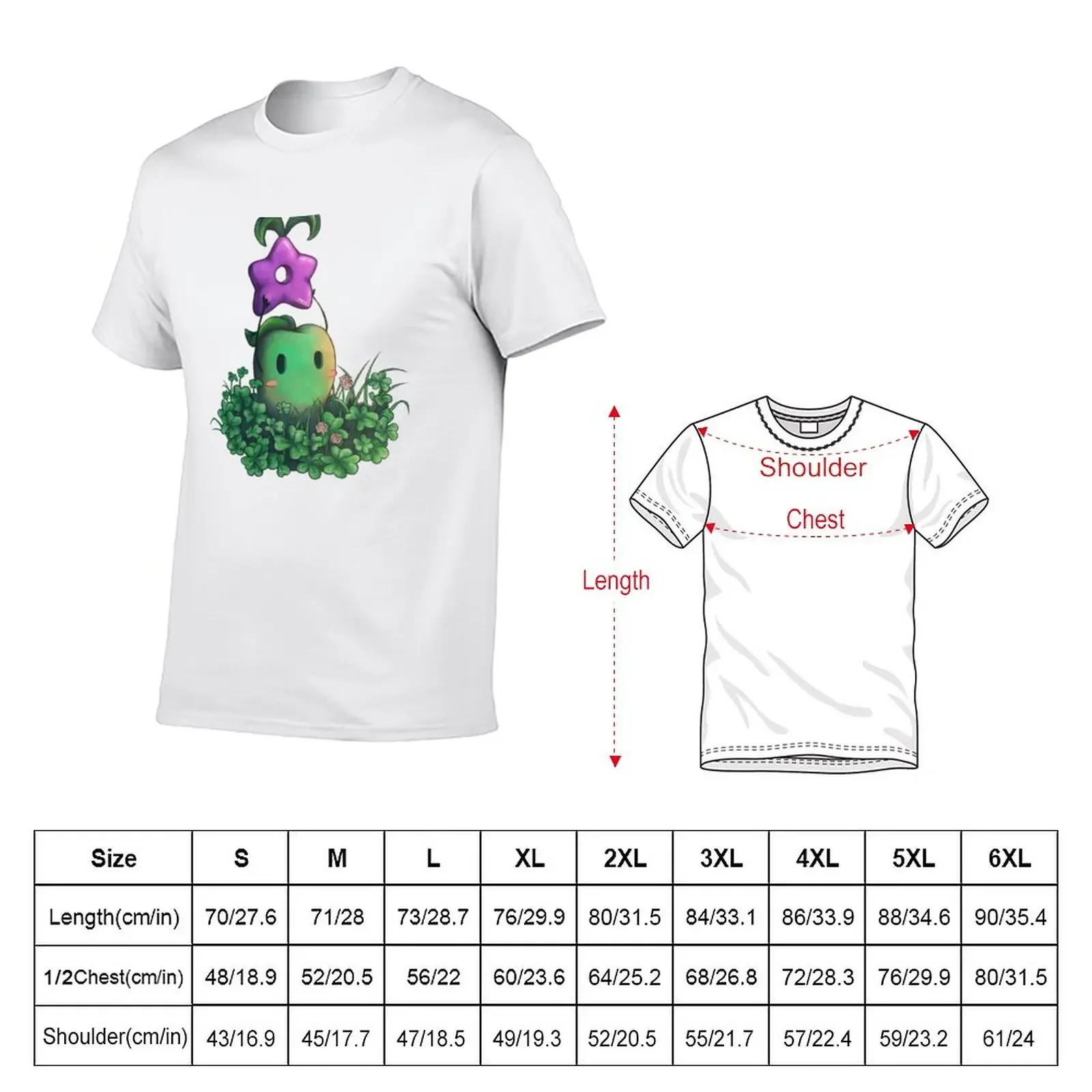 Stardew Valley Junimo Illustration T-Shirt summer tops oversizeds fruit of the loom mens t shirts