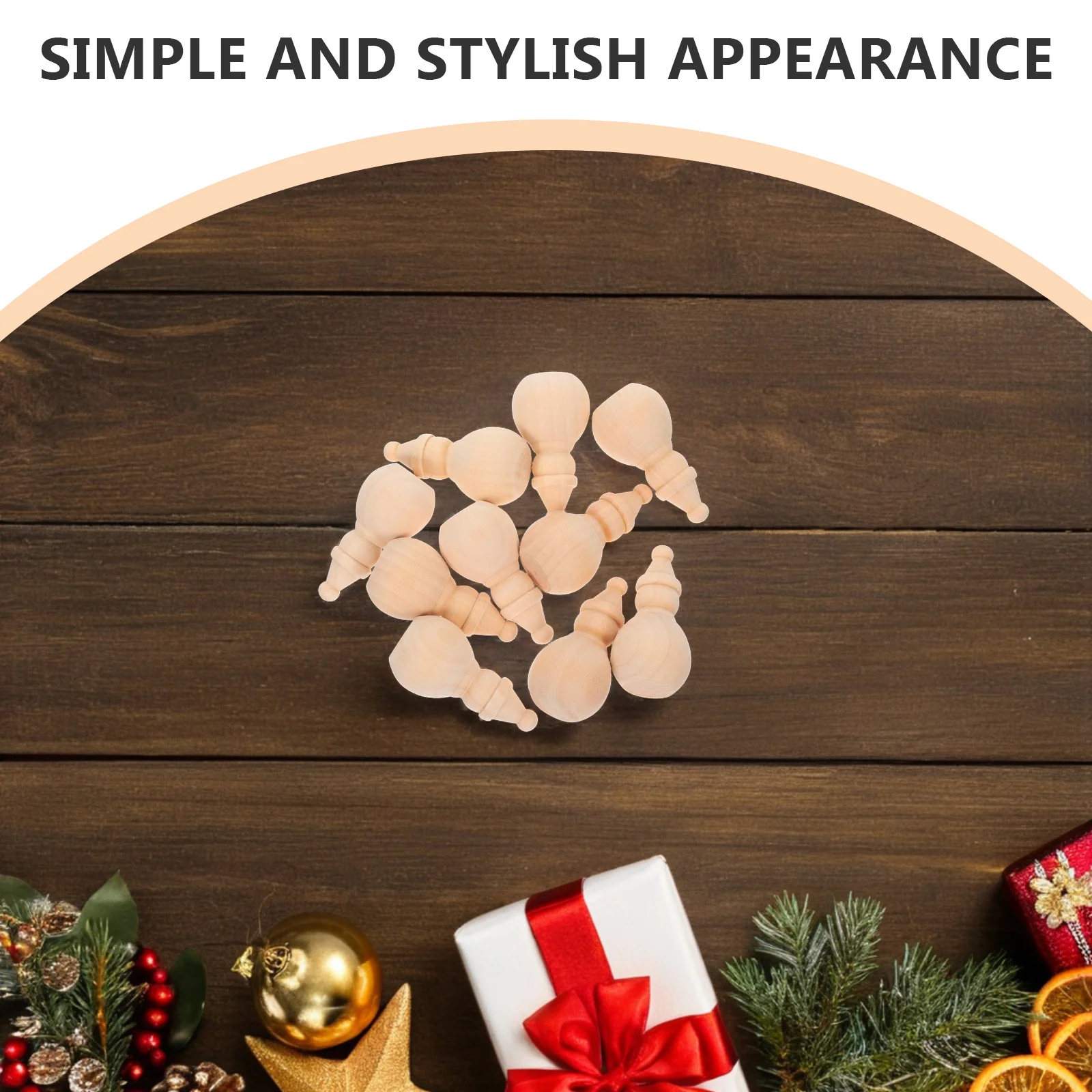 

10Pcs Paintable Wood Snowmen: Natural Unfinished Peg for DIY Art Projects Holiday Decorations Craft Activities
