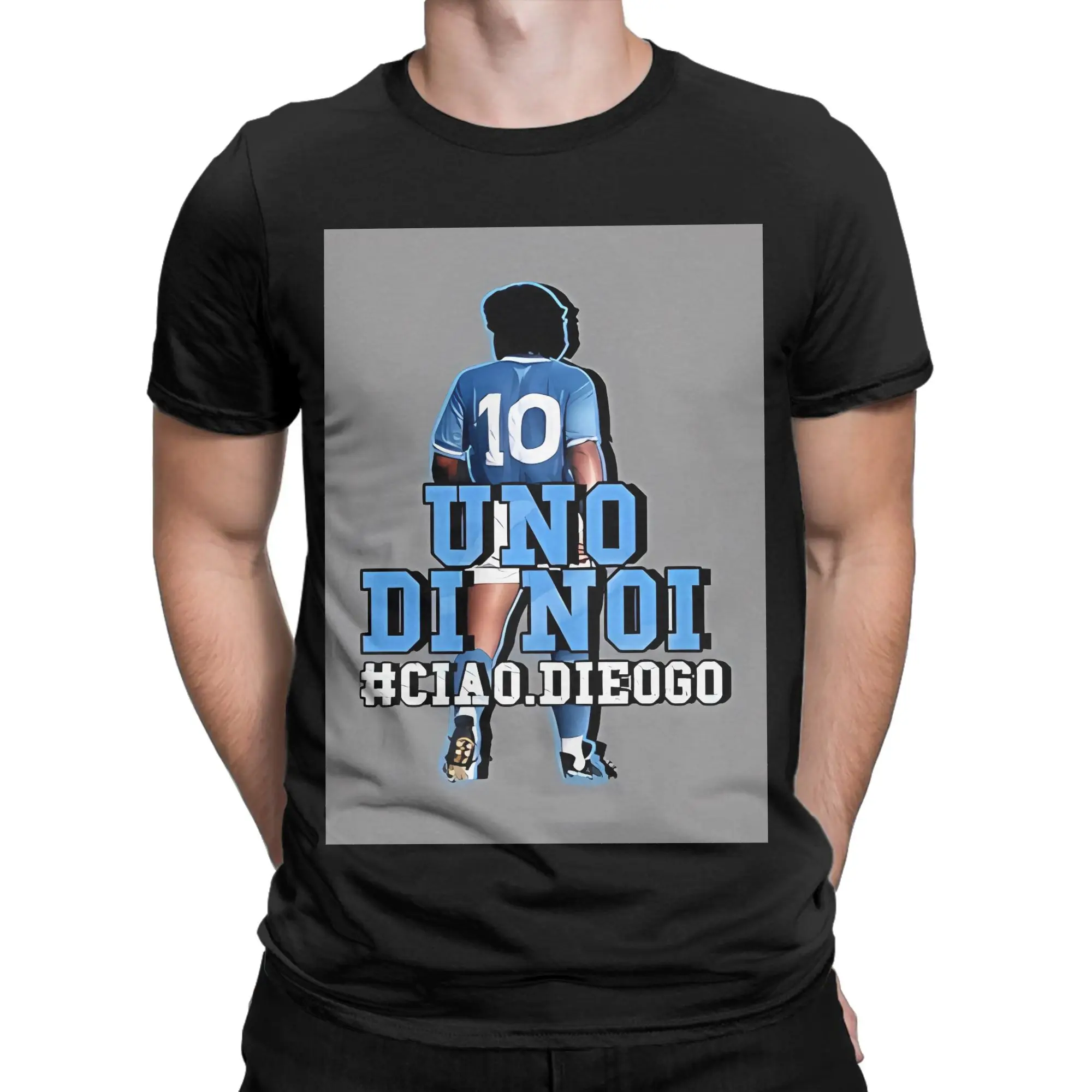 Diego Legends Diego10 Camiseta con gráfico novedoso 100% algodón, camisetas Maradona para hombre