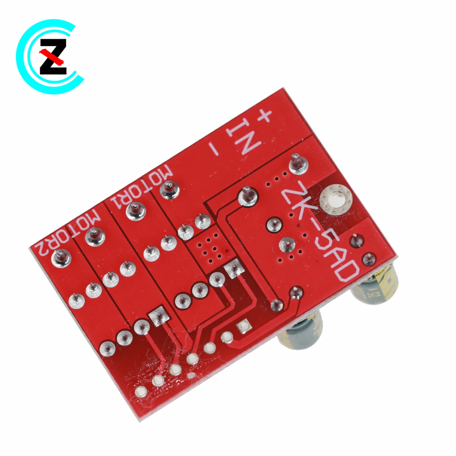 ZK-5AD 5A dual DC motor drive module can remote control positive and negative PWM speed regulation double H bridge