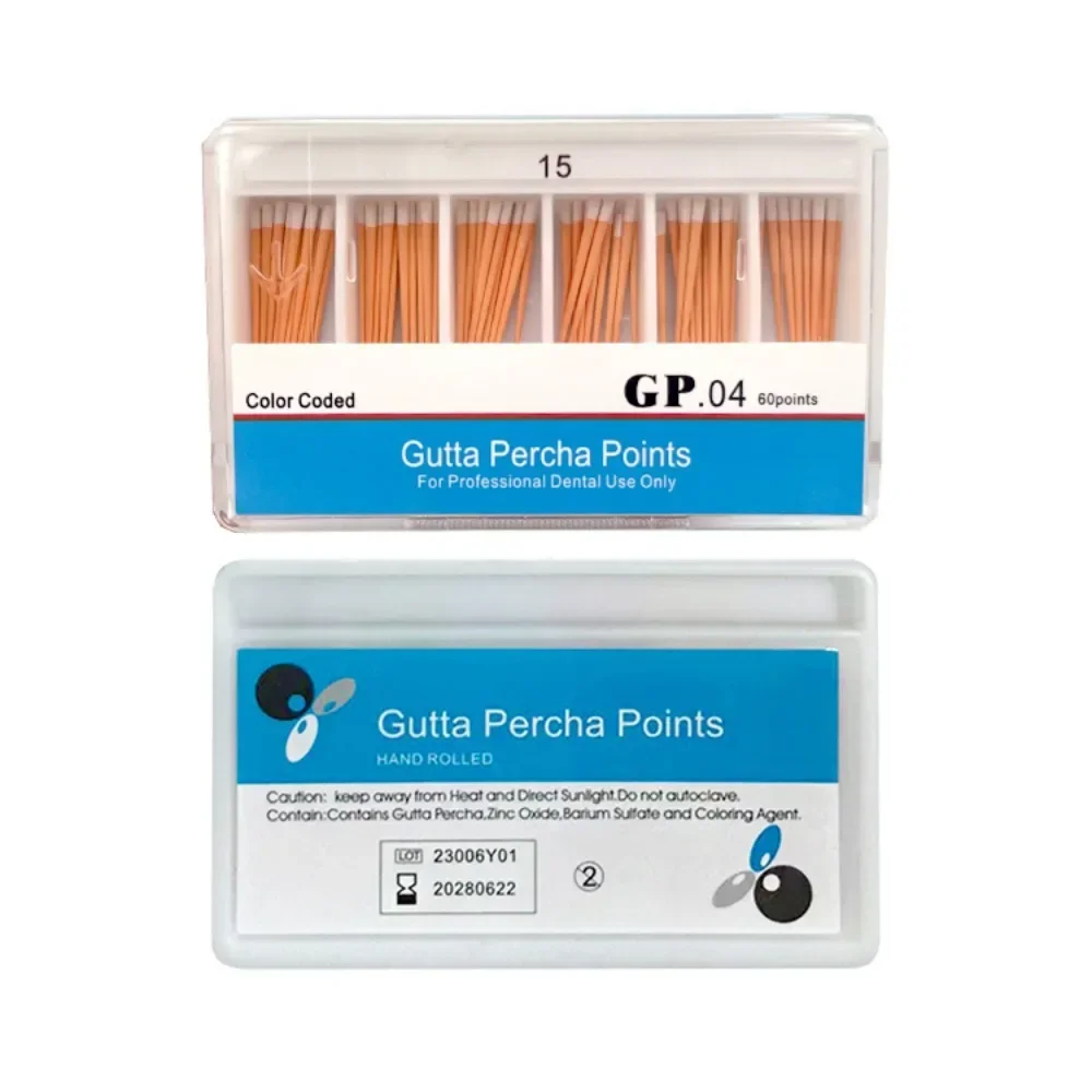 1Box Dental Supplies Gutta Percha Points Dentist Products Dental Materi #15-40/F1/F2/F3 GP Material Endodoncia AG
