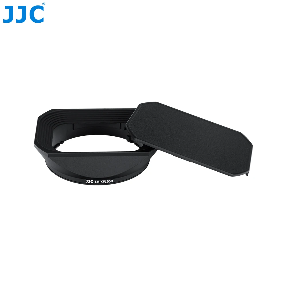 JJC Metal Square Lens Hood Cover with Lens Hood Cap for Fujifilm Fuji XF 16-50mm f/2.8-4.8 R LM WR on X-T50 XT50 X-T5 X-S20 X-T3