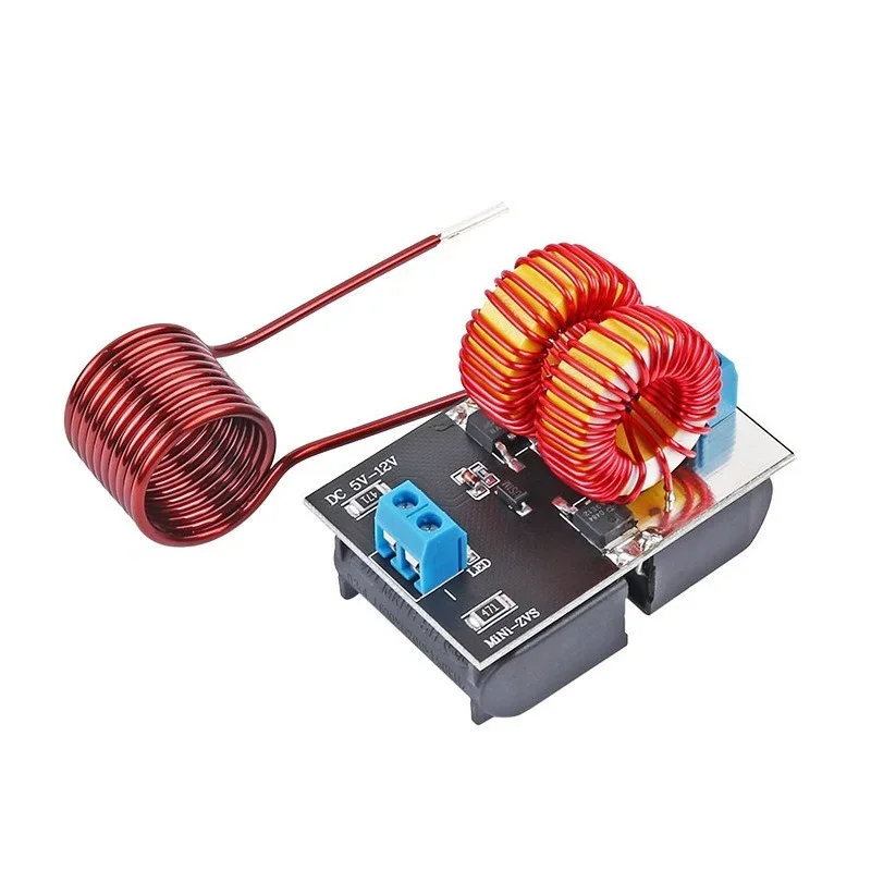 DC 5V-12V 120W Mini ZVS Induction Heating Power Module Tesla Jacobs Ladder No Taps With Heating Coil