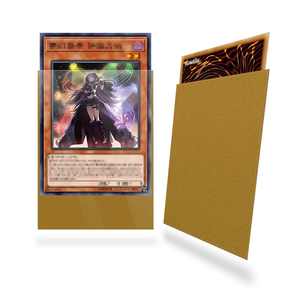 100 Stück 62x89mm Mattierte Weiche Kartenhüllen Top Loader Weiche TCG-Schutzhüllen für YGO Japanische Sammelkarten – Detail 7