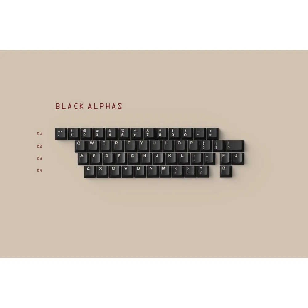 JTK-tapas de teclas de perfil de cereza, área de tecla primaria de dos colores, accesorios de juego ABS, teclas de teclado mecánico simples, tallado frontal