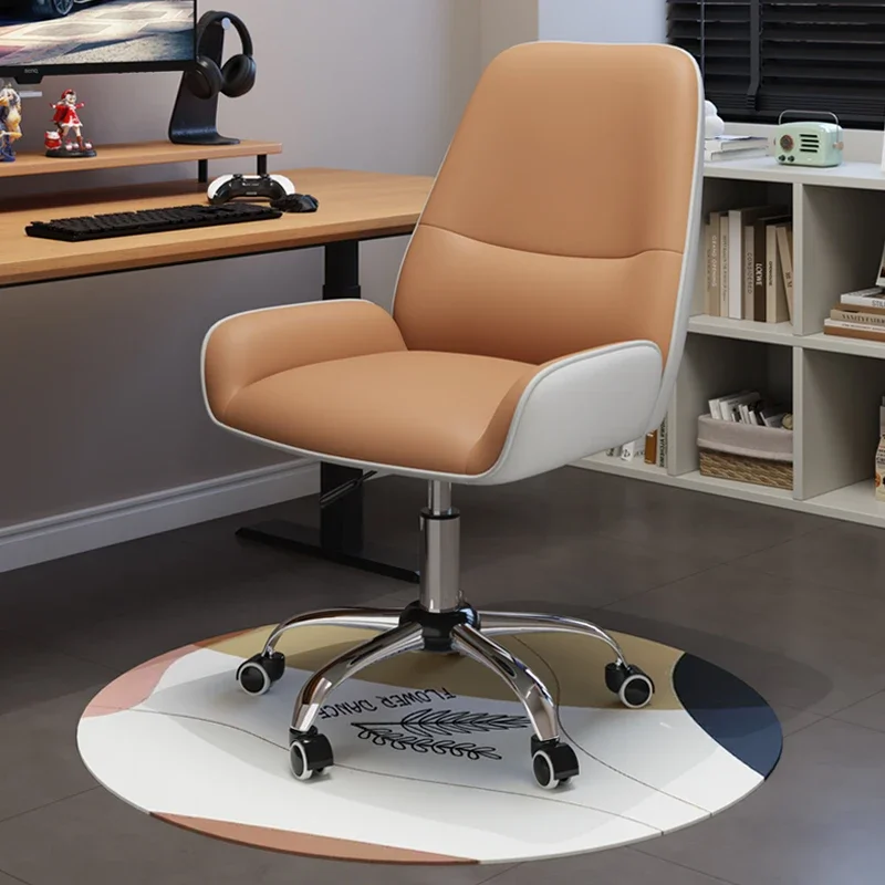 Portable Relaxing Office Chair Leather Salon Throne Recliner Study Office Chair Lounge Ergonomic Sillas Oficina office furniture