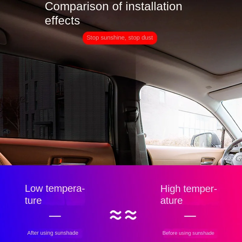Автомобильные солнцезащитные шторы, универсальные шторы для боковых окон, защитные шторы, репеллент от комаров, сетка, солнцезащитный козырек,