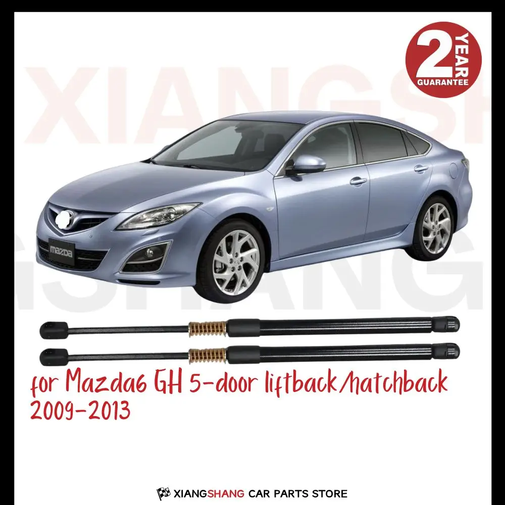 

2pcs Rear Tailgate Damper for Mazda6 II Hatchback (GH) 2007-2013 Without Spoiler WITH SPRING Trunk Boot Gas Charged Gas Struts
