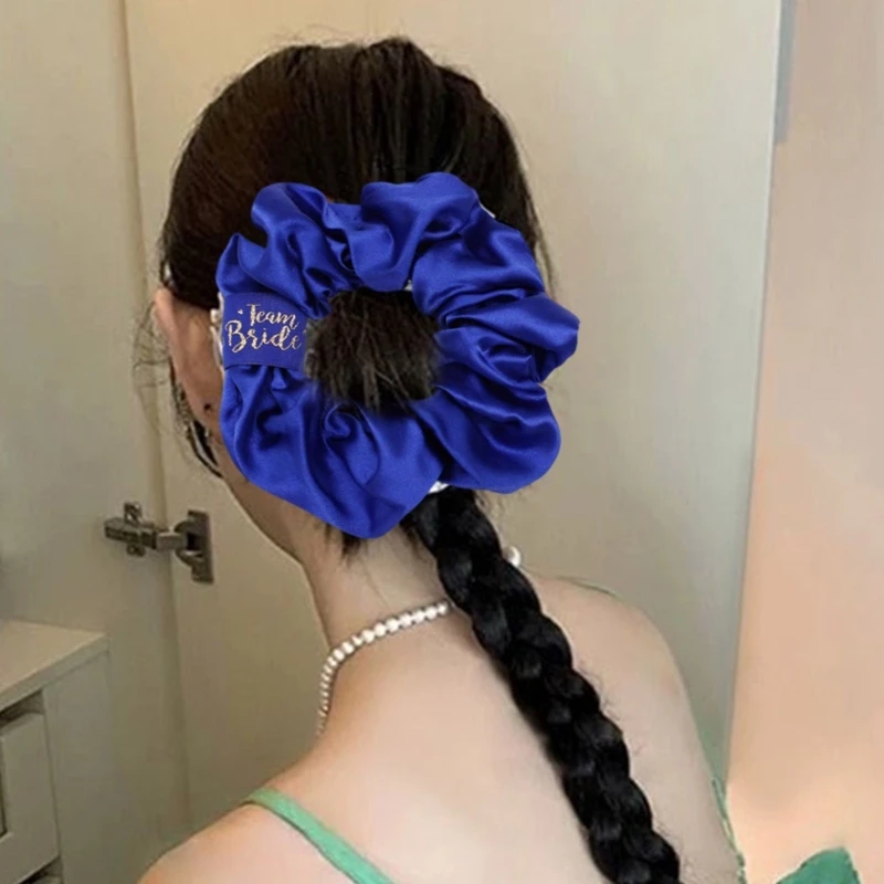 Hair Scrunchy for Bridesmaids Bridal Shower To Have and To Hold Your Hair Back