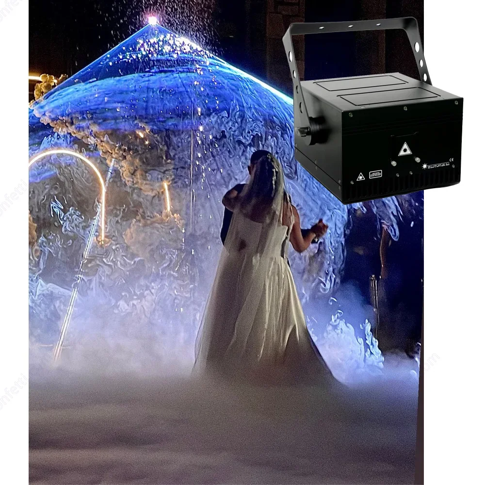 3W 5W 8W 10W Laser Light Snowflake Machine Sweet Dream Wedding Decoration Marriage Centerpiece Magic First Dance DJ Bride Groom