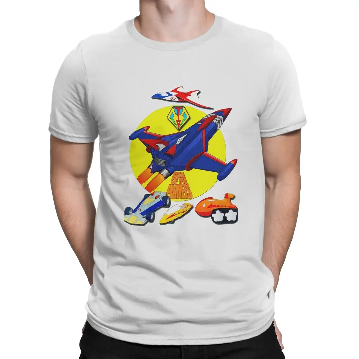 Kagaku Ninja-Tai Gatchaman Vehicle Logo T Shirt Punk Men Tees Summer Clothing Harajuku O-Neck TShirt Short Sleeve printing