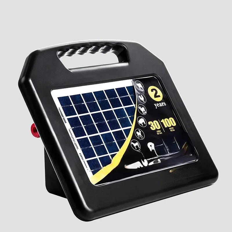 Solar Powered Electric Fence Energizer for Farm Hot Sales - Outdoor Animal Containment Shock Treatment Voltage Boost