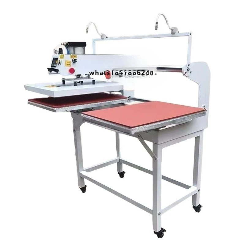 Pneumatic Double Stations Heat Hot Press 38*38 40X60 T-Shirt Heat Transfer Machine