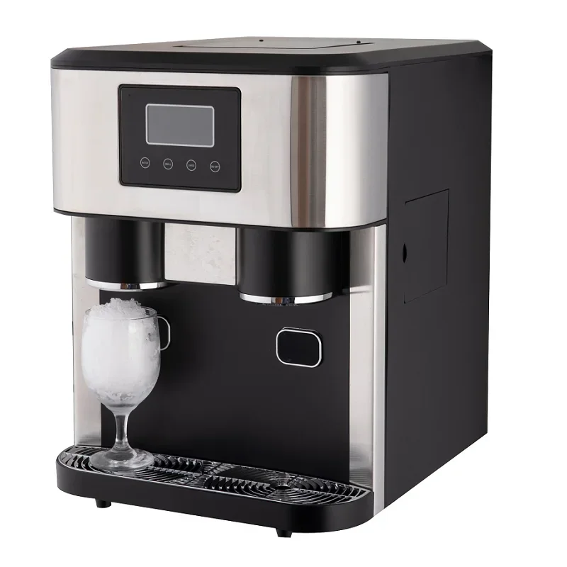 ETL Approved Lifestyle Flack Ice Maker With Water Cooler Machine