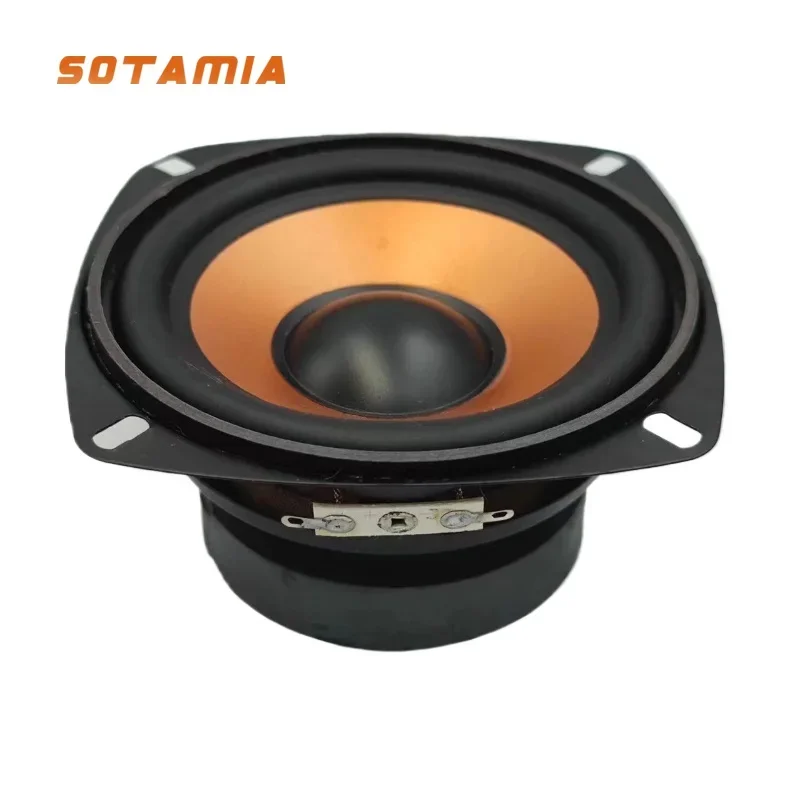 SOTAMIA 1Pcs 4 Inch Subwoofer Speaker 8 Ohm 30W HIFI Music Speaker Audio Bass Home Sound Theater Loudspeaker Woofer