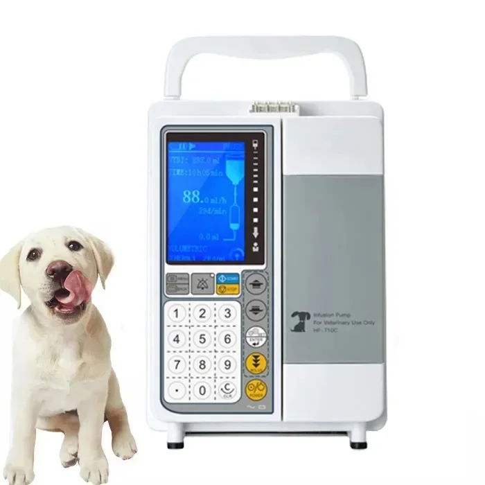 Veterinary Fluid Pump In-fu-sion Pump Vet Bomba De Inf-u-sion Medcaptain For Animal Clinic