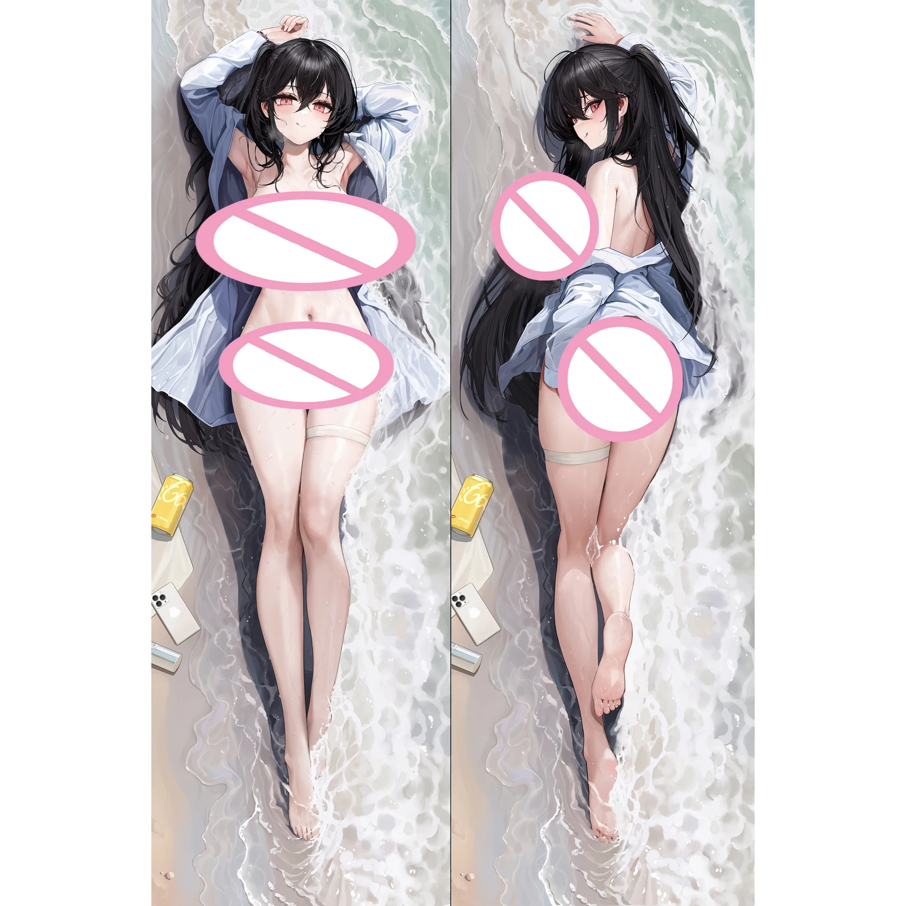 

Azur Lane Taiho Body Pillow Cover | 2-Sided Alluring Art, 50x150/160cm | Soft Polyester Cover Only Sexy Girl Cushion Pillowcase