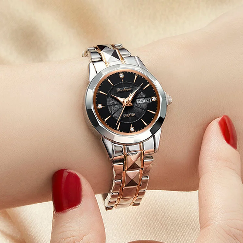 POEDAGAR New Waterproof Womens Watches Top Brand Luxury Diamond Small Dial Lady Quartz Watch For Woman Gift Steel Bracelet Reloj