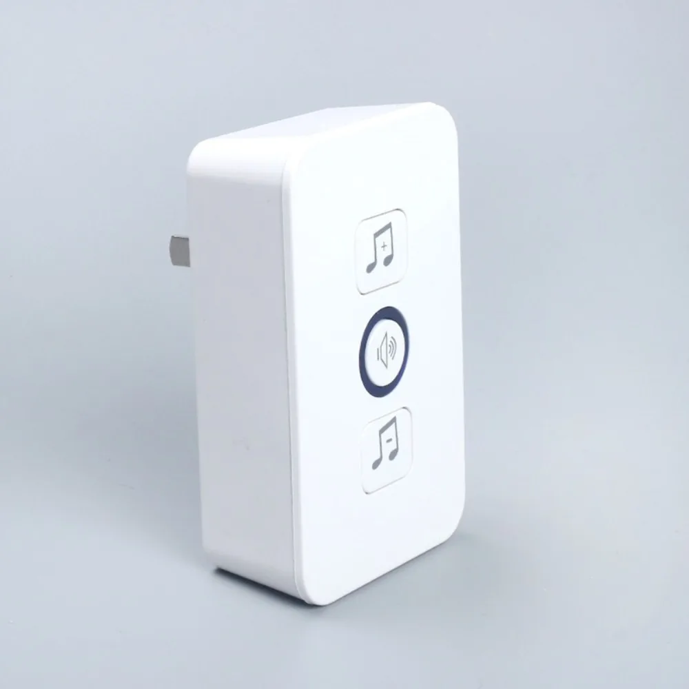 

New 50meters Wireless Doorbell Wireless LED Doorbell Button Set Durable Waterproof Elderly Pager Home