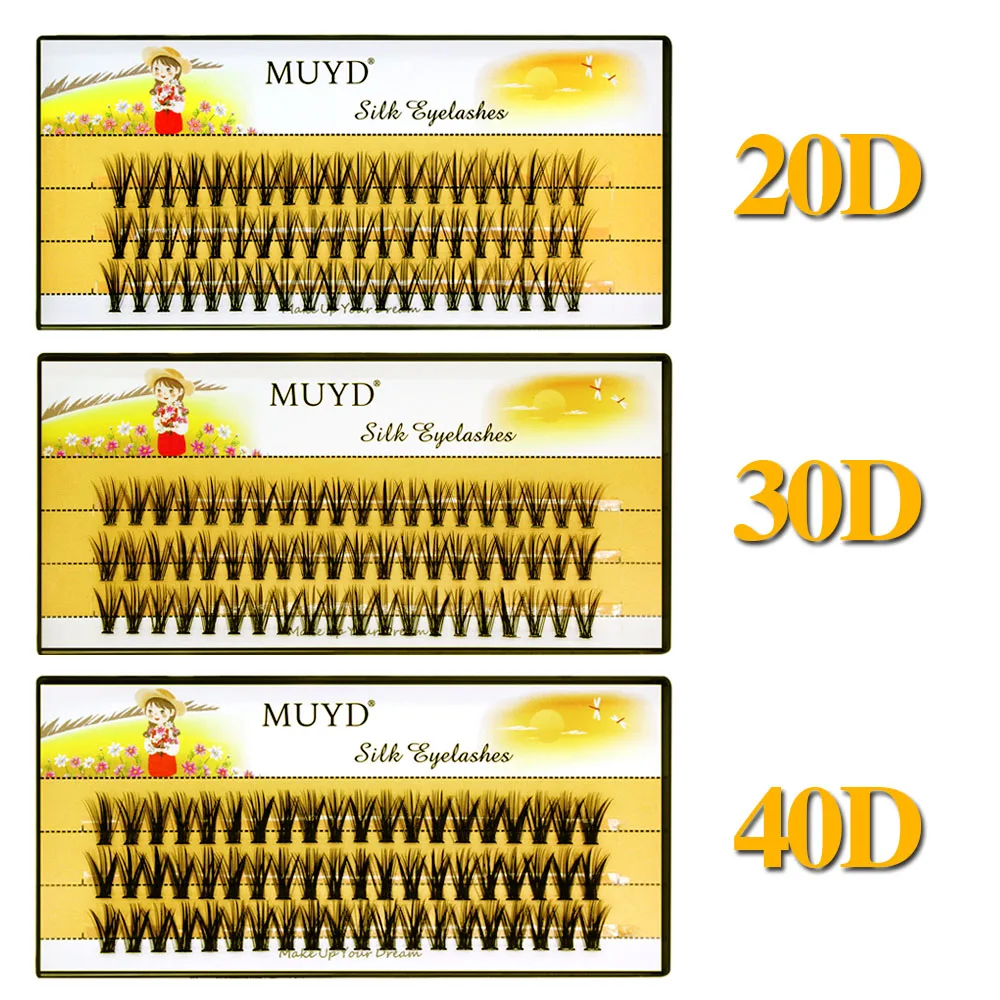 スーパーバンチ 20D/30D/40D/50D 60 バンドルミンクまつげエクステンションナチュラルボリューム偽まつげ個別クラスターメイクアップツール繊毛