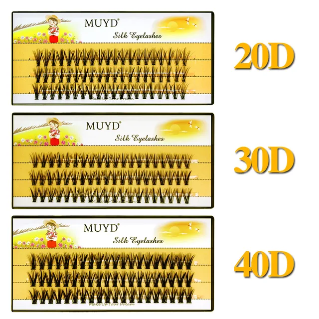 Super Bunch 20D/30D/40D/50D 60 wiązek przedłużanie rzęs z norek naturalna objętość sztuczne rzęsy indywidualny klaster narzędzia do makijażu rzęski
