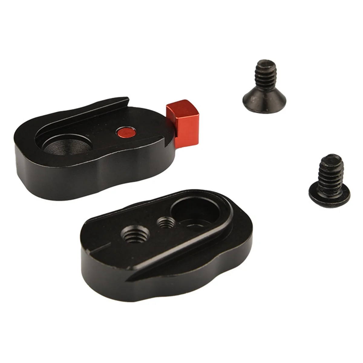 Retail! New Quick Release Plate with 1/4in Screw for LCD Monitor Magic Arm Field Monitor QR Adapter for LED Light Camera Tripod