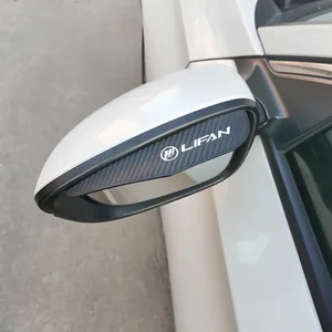 2 PCs Car Rückspiegel Kupfer Kohlefaser Regen Augenbrauen zum Lifan Solano X60 X50 520 620 320 Lifan Sticker Accessoires Style 6 Hauptverkaufsleben 620 Stück - №1