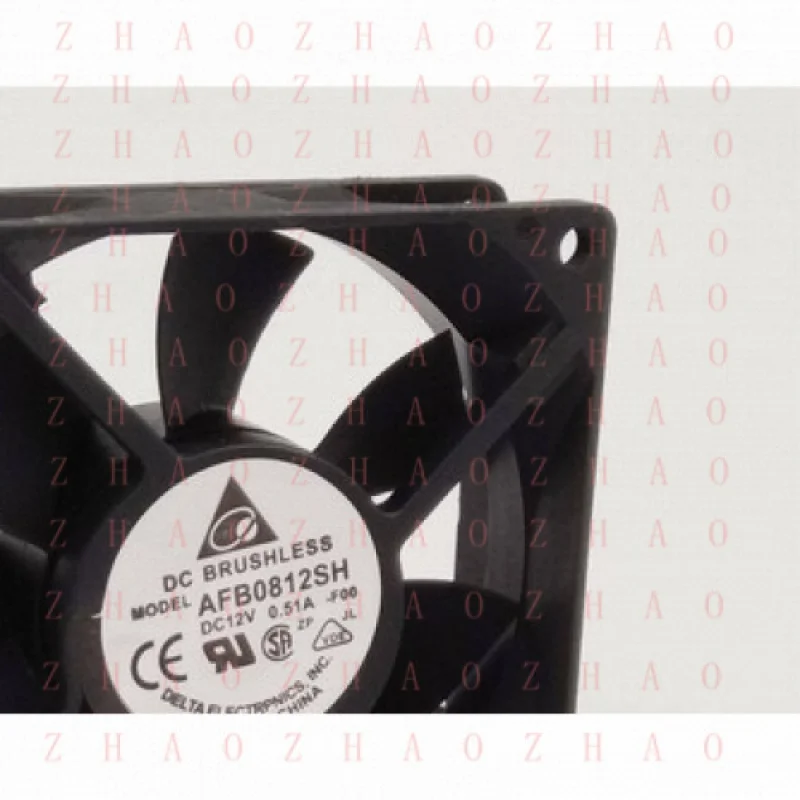 L+ 1pcs for Delta AFB0812SH 80mm 8025 80x80x25mm 12V 0.51A DC Brushless Cooling Fan view 5