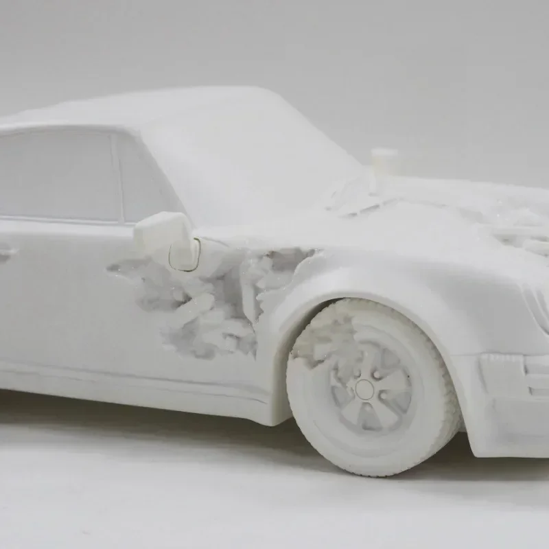 سيارة رياضية الشكل غرفة المعيشة جونغ الديكور الإبداعية الراتنج Eroded تمثال تمثال إكسسوارات ديكور منزلي زخرفة المنزل #3