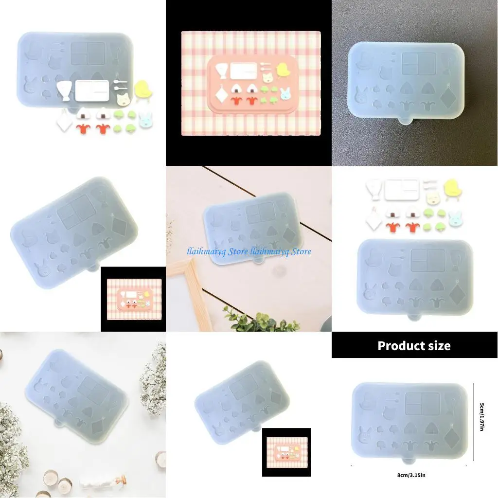 

573B гибкие силиконовые формы для шоколада и конфет, набор аксессуаров для пекарей и ремесел, формы для десертов, ювелирные