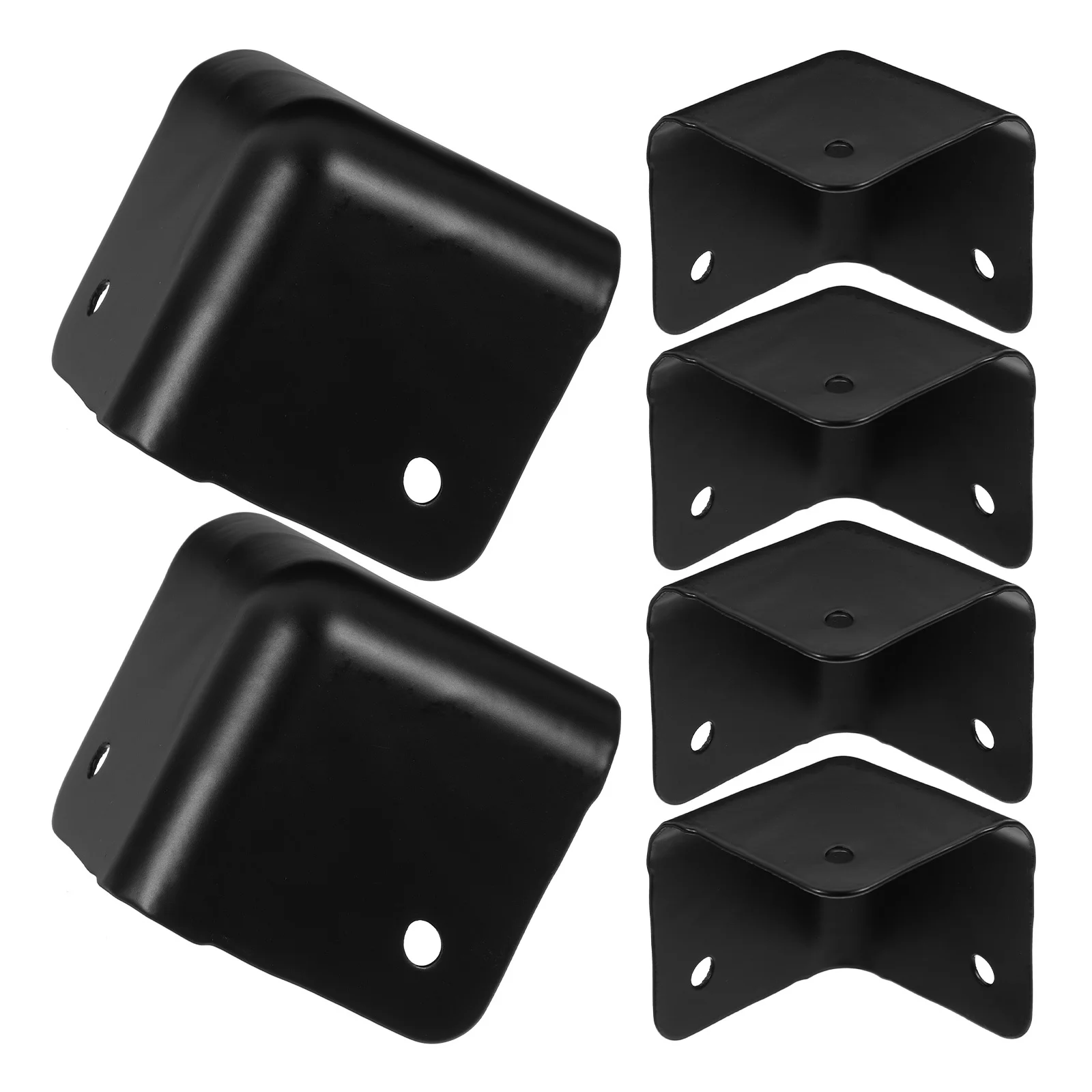 6 قطعة ملحقات حامي زاوية مكبر الصوت واقي زاوية حديدي متين لحماية لوحة باب الأثاث في صندوق مكبر الصوت #5