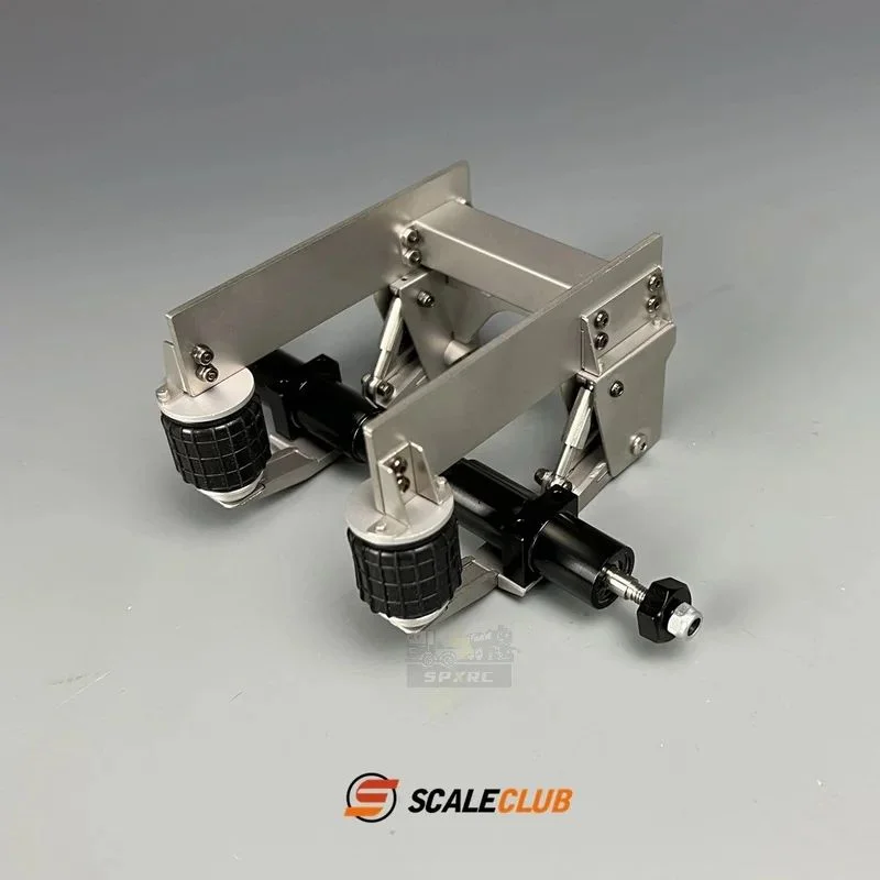 

Scaleclub 1/14 Pallet Upgrade Metal Simulation Airbag Suspension System For Tamiya Scania 770S MAN Benz Volvo RC Trailer Tipper