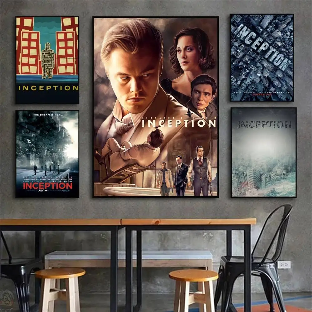 Action Movie I-Inception Posters Living Room Bar Cafe Quality Canvas Vintage Style Comics Painting Art Home Wall Decor Picture
