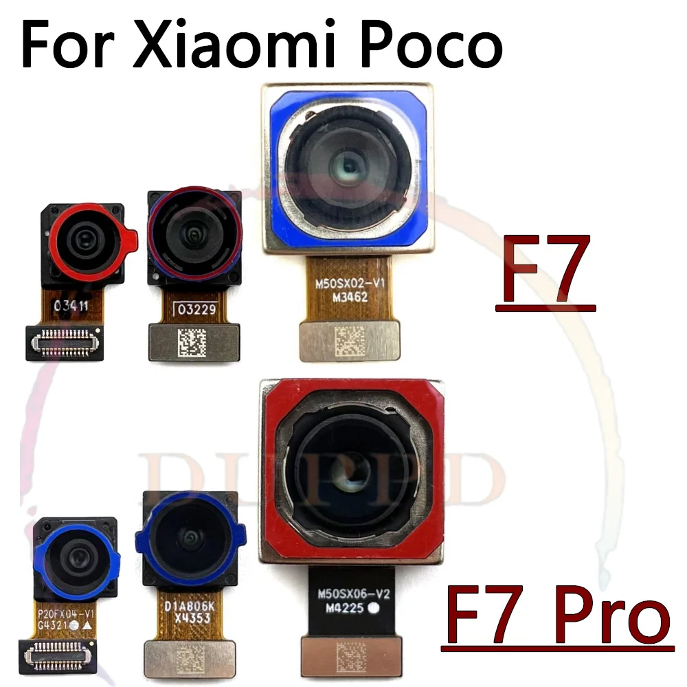 

Front Rear Camera For Xiaomi Poco F7 Pro PocoF7Pro Frontal Selfie Wide Back Facing Main Camera Module Flex Cable Parts