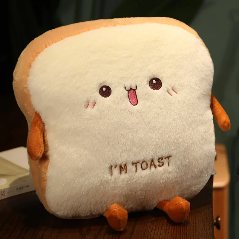 Winter Einsetzbare Kissen Kreative Toast Hand Wärmer Student Schlafen Kissen Nickerchen Plüsch Hand Wärmer Kissen Hause Dekoration