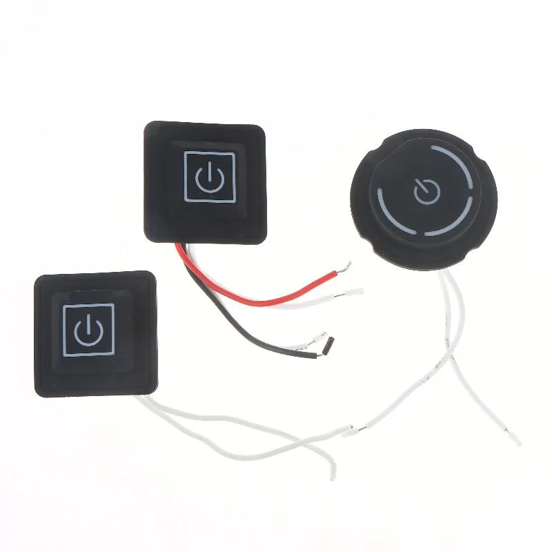 Speed DIY Temperature Controller, Universal Button Switch for Electric Heating Vest, Pants and Heated Waistband, 1 Piece