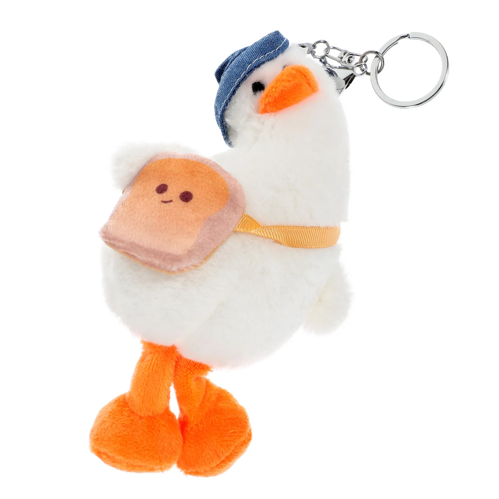 

Adorable Duck Keychain Pendant Soft Hanging Decor for Keys Bags Backpacks Purse Car Interior Christmas Birthday Gift Unique