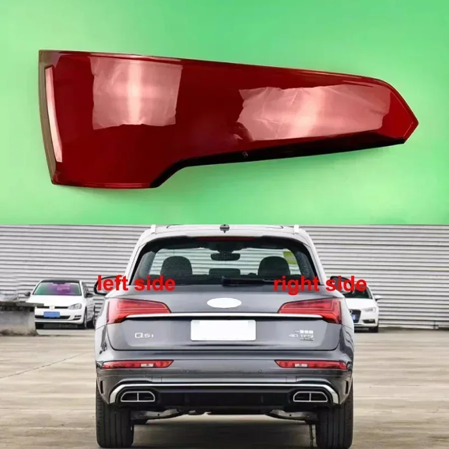 

For Audi Q5 Q5L 2021 2022 2023 Car Accessories Rear Taillight Shell Tail Lamp Cover Brake Lights Mask Replace Original Lampshade