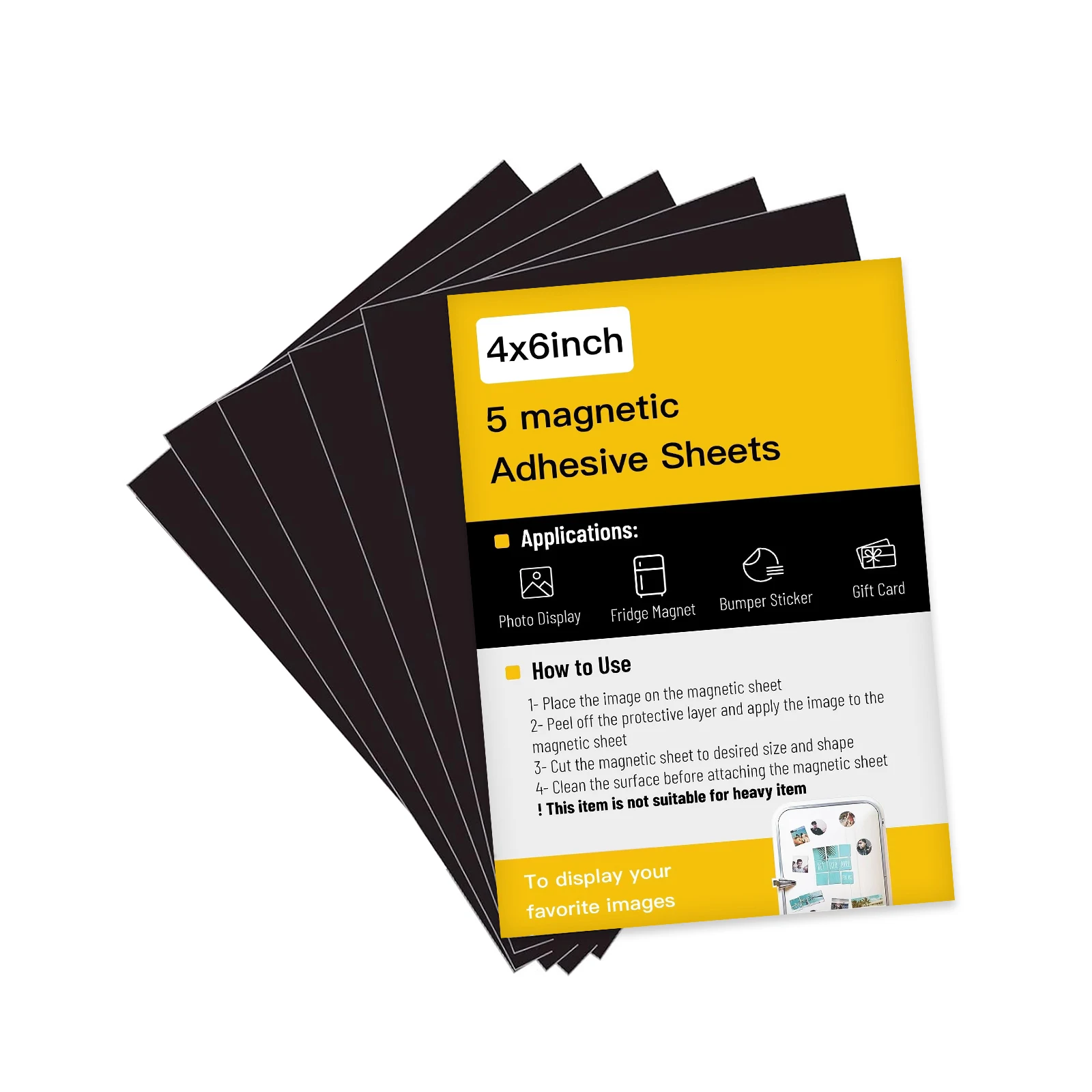 5 Sheets 4R 16Mil F…