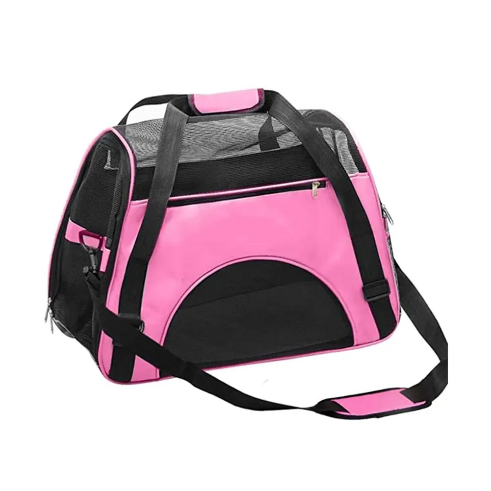 Pet Cat Travel Bag Breathable Foldable Portable Handbag Pets Transport Washable Single Shoulder Puppy Kitty Dogs Backpack