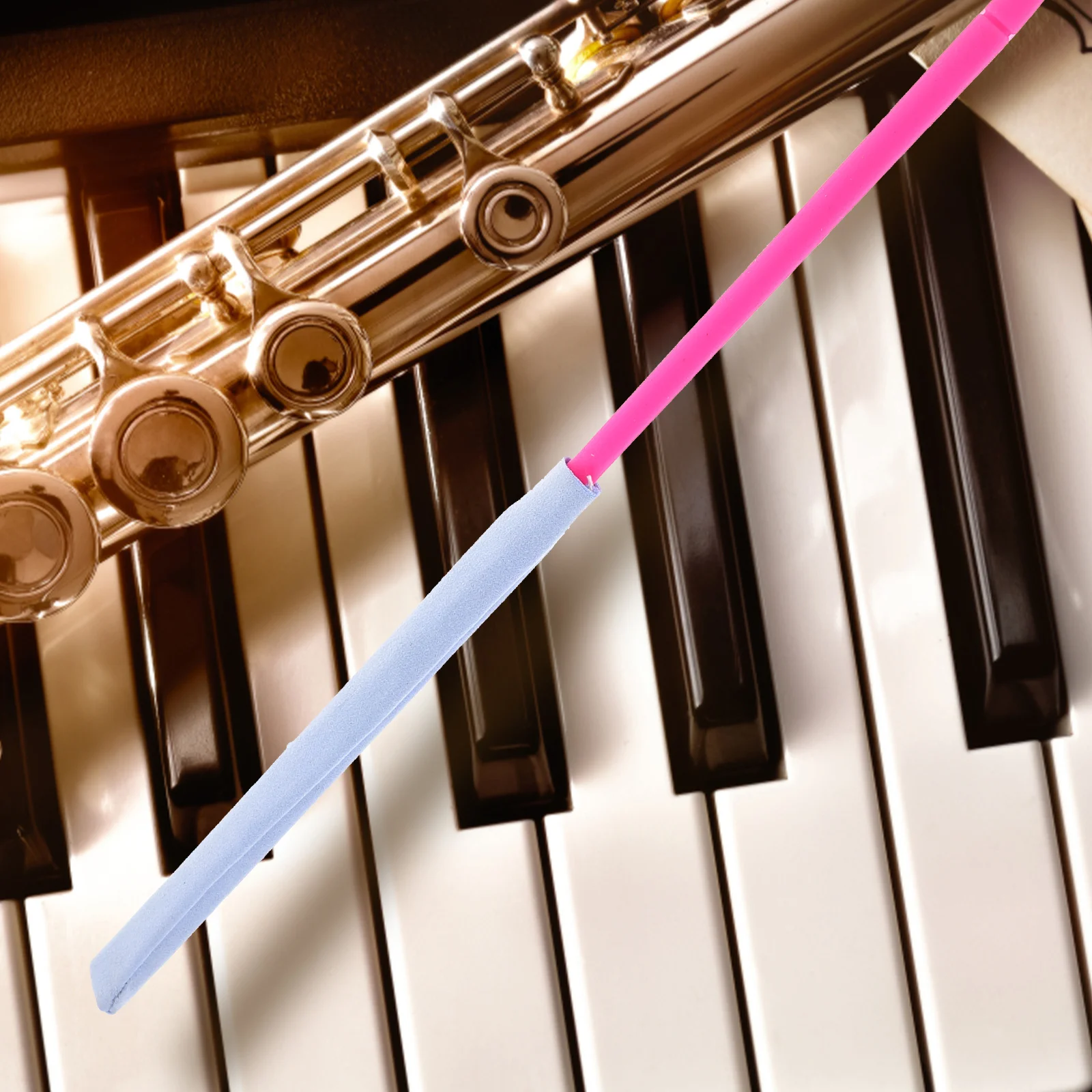 

Flute Cleaning Rod Premium Material Safe Durable Sturdy Wear-Resistant Practical Music Instrument Part Flute Cleaning Stick