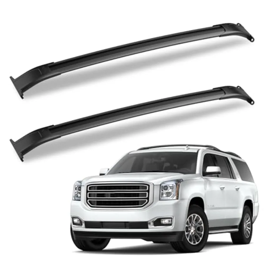 

220LBS Heavy Duty Aluminum Roof Rack Cross Bars Compatible with 2015-2020 Chevrolet Tahoe and Suburban GMC Yukon and Yukon XL C