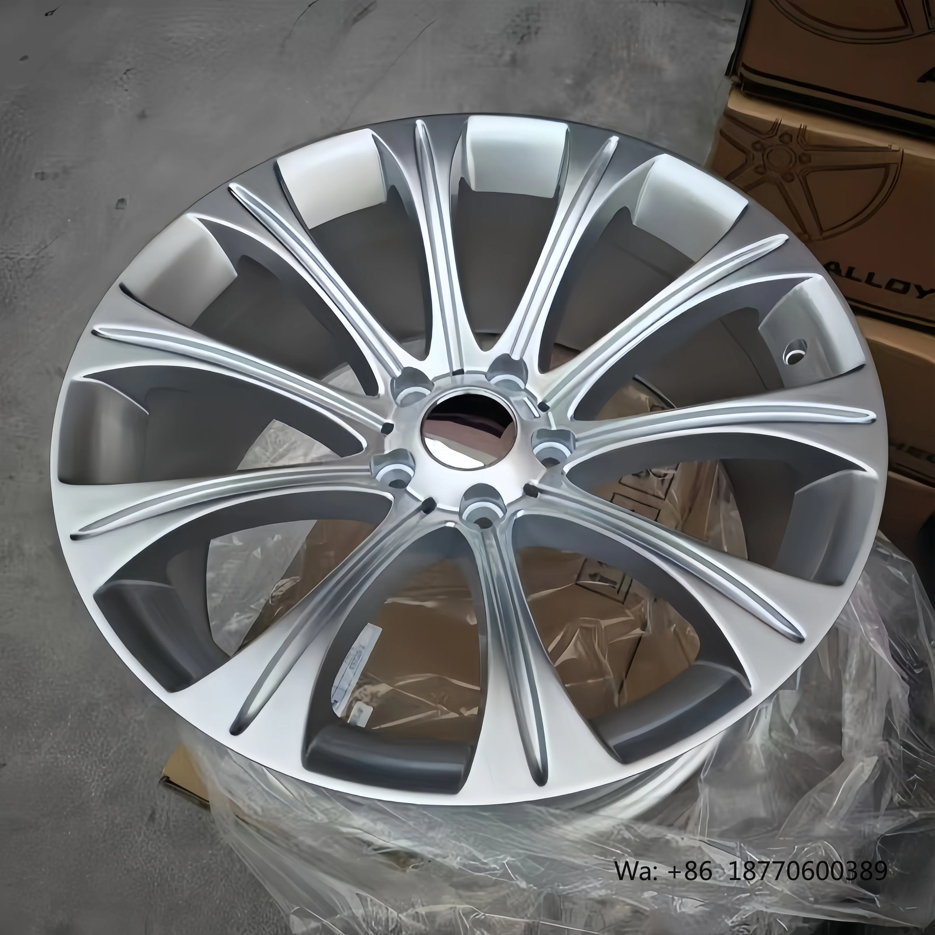 

Cast 5X120 Wheels 19 Inch Rims Multi Spoke Alloy Sliver Passenger Car Wheels for BMW M5 M6 E46 E60 E61 E63 E64 E39