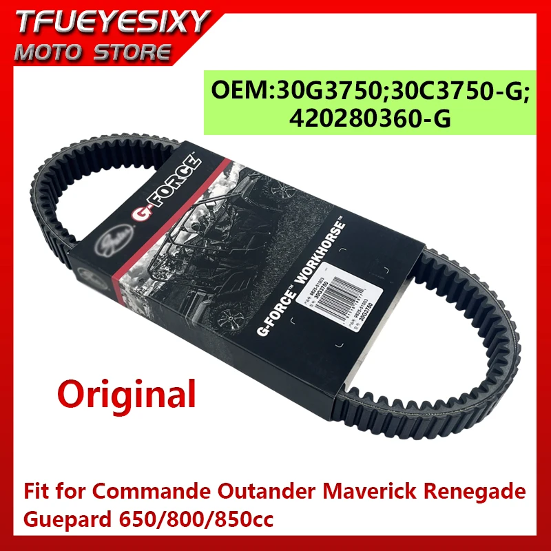 

Original 30C3750 30G3750 422280360 420280360 715900030 715900212 Outlander Renegade Drive Belt For Guepard 650 800 850cc